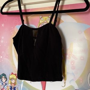Super cute black crop top